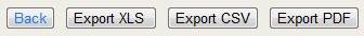 Screenshot of export file type options. 