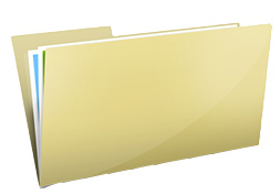 Image of a file folder. 